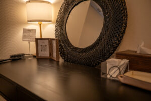 メイク直し用ドレッサー完備